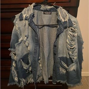 Fashion Nova Blue Jean Jacket
